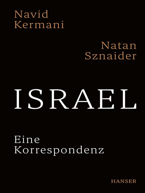Title details for Israel by Navid Kermani - Wait list